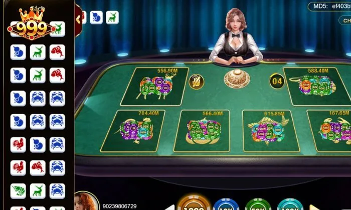 Bầu cua 999bet Tham khảo kết quả ở góc trái để đặt cược cho mình