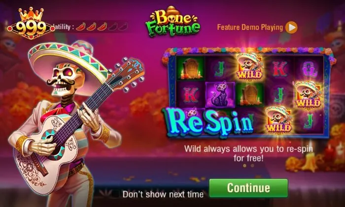Bone Fortune 999BET Kích hoạt vòng quay miễn phí sẽ giúp bet thủ trúng jackpot nhanh hơn