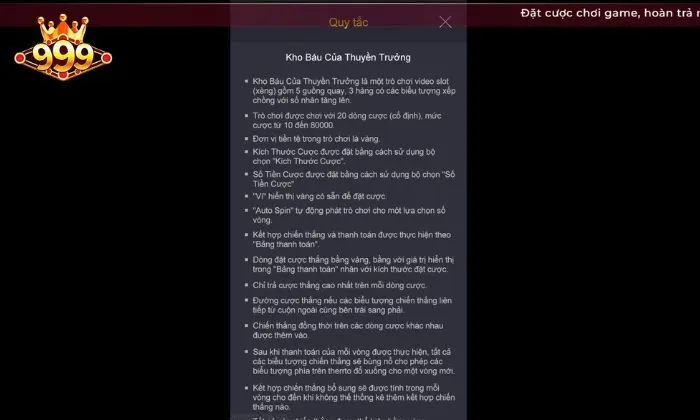 Captain's Bounty 999BET Luật chơi game Captain’s Bounty 999BET