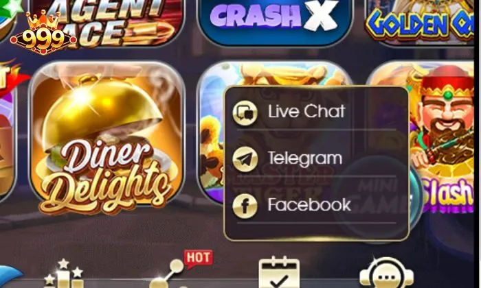 chăm sóc khách hàng 999BET Biểu tượng Live Chat trên giao diện chính
