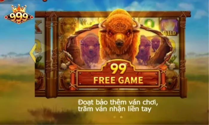 Charge Buffalo 999bet Biểu tượng Scatter trong Charge Buffalo là biểu tượng đồ xu bò vàng