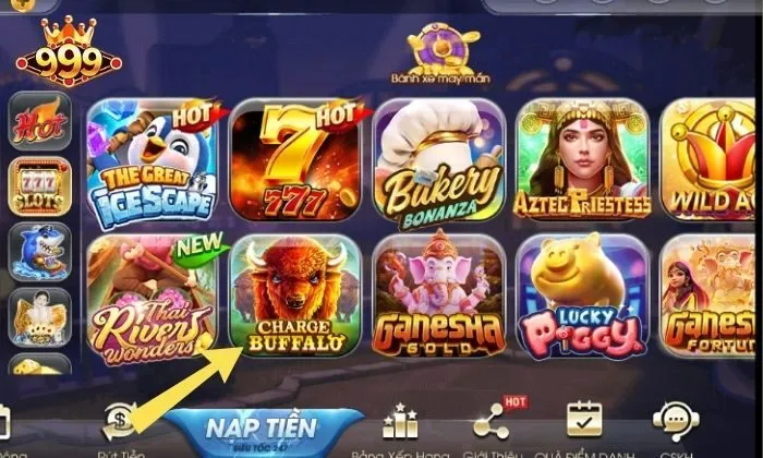 Charge Buffalo 999bet Truy cập vào game slot Charge Buffalo 999bet tại trang chủ cổng game