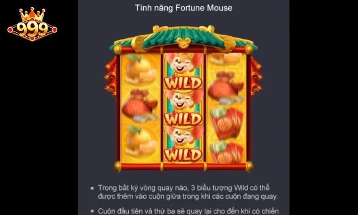 Fortune Mouse 999bet Tận dụng tính năng đặc biệt và ưu đãi từ 999bet
