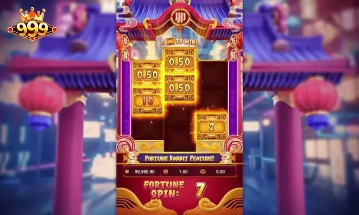Nhấn spin và bắt đầu quay thưởng Fortune Rabbit 999BET 