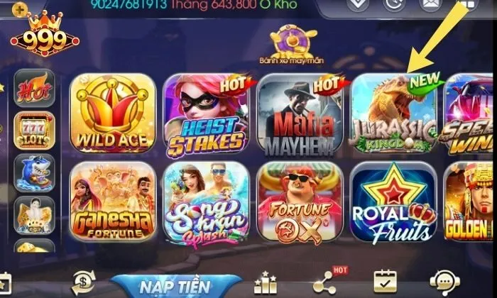 Jurassic Kingdom 999BET Jurassic Kingdom 999BET là một trò chơi nổ hũ đặc sắc được nhiều bet thủ yêu thích