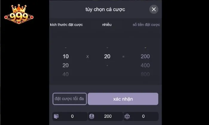 Jurassic Kingdom 999BET Khu vực điều khiển chung của trò chơi giúp bet thủ thay đổi mức cược dễ dàng