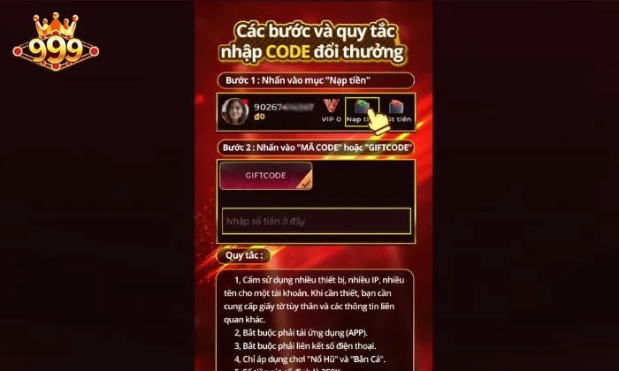 Thành công đăng ký tài khoản cũng nhận tiền thưởng