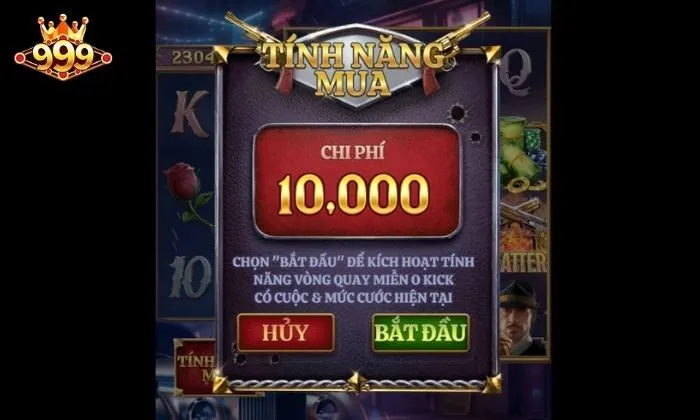 Tính năng mua giúp người chơi kích hoạt vòng quay miễn phí không cần đủ Scatter